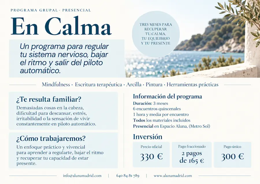 programa en calma
